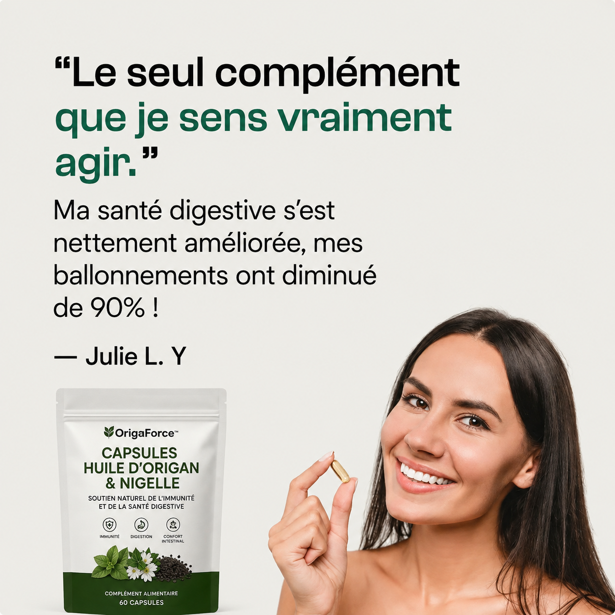 Capsules huile d'origan concentrée 5